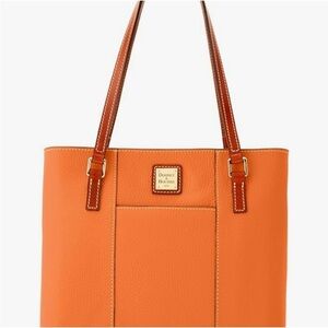Dooney & Bourke Orange Tote with Structured Design
